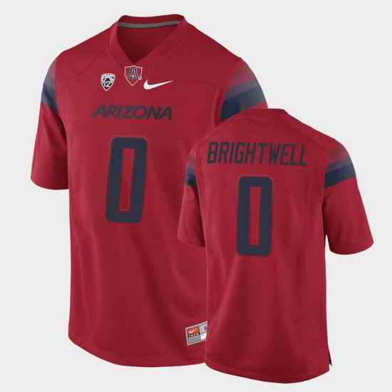 Men Arizona Wildcats Gary Brightwell College Football Red Game Jersey